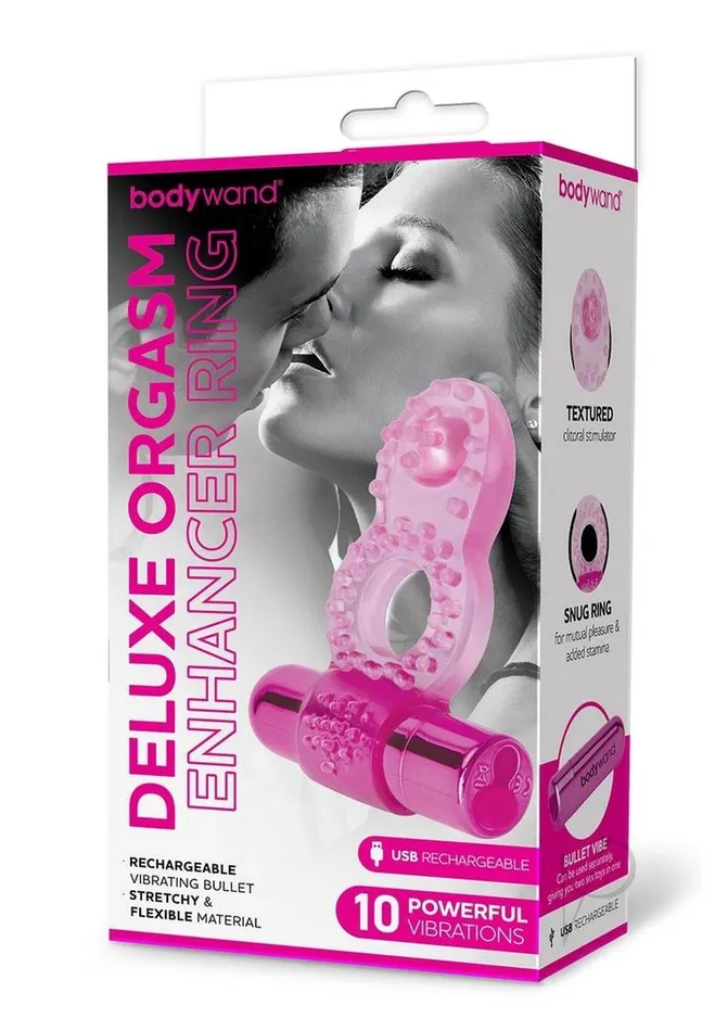 Bodywand Vibrators Bodywand Deluxe Orgasm Enhancer Rechargeable Silicone Ring Pink Bodywand Vibrators Bodywand Deluxe Orgasm Enhancer Rechargeable Silicone Ring Pink