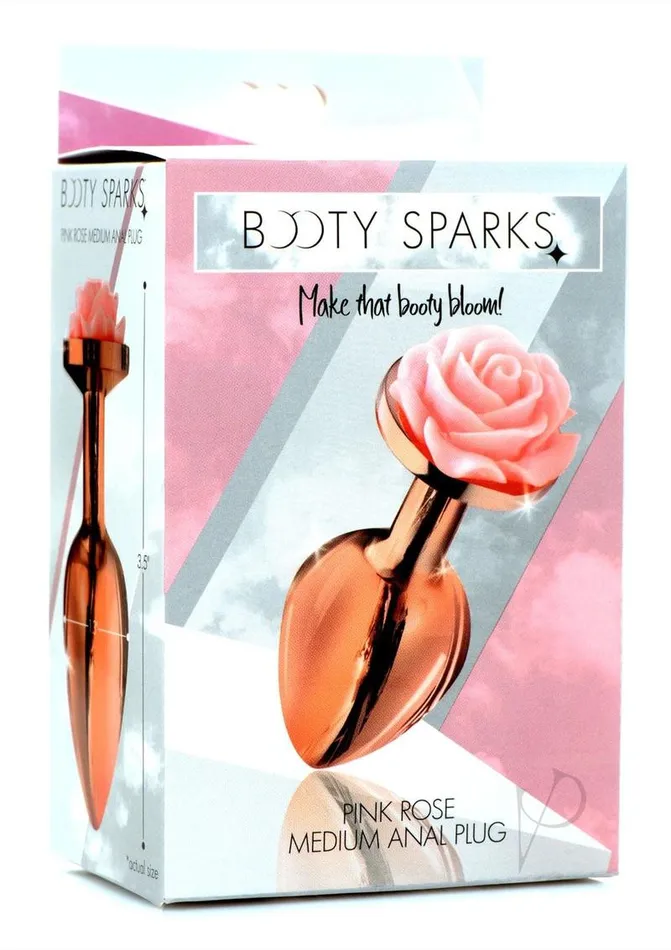 Booty Sparks Male Sex Toys Booty Sparks Aluminum Anal Plug Medium PinkRose Gold Booty Sparks Male Sex Toys Booty Sparks Aluminum Anal Plug Medium PinkRose Gold