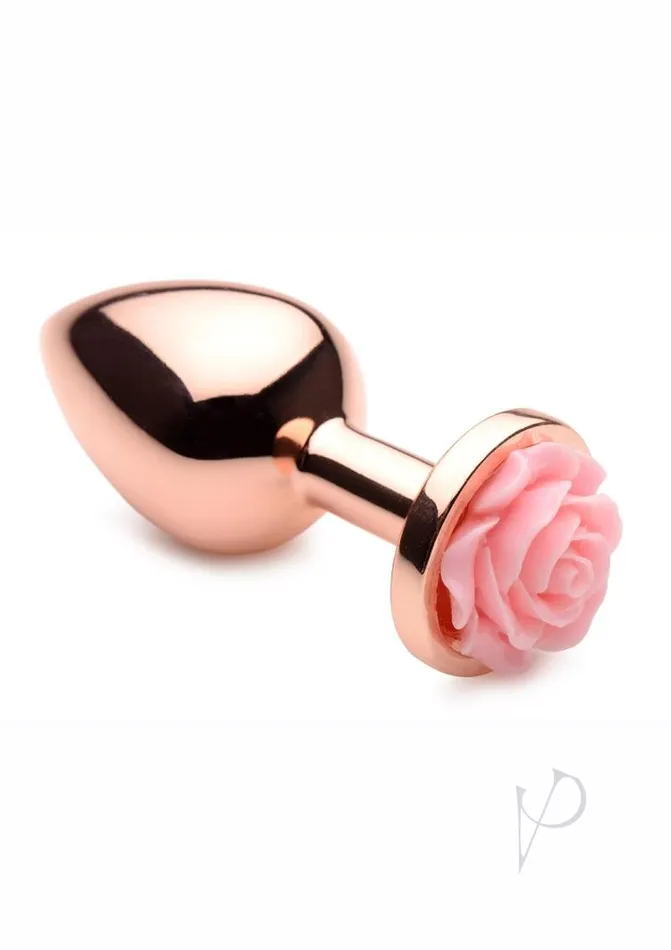 Booty Sparks Male Sex Toys Booty Sparks Aluminum Anal Plug Medium PinkRose Gold