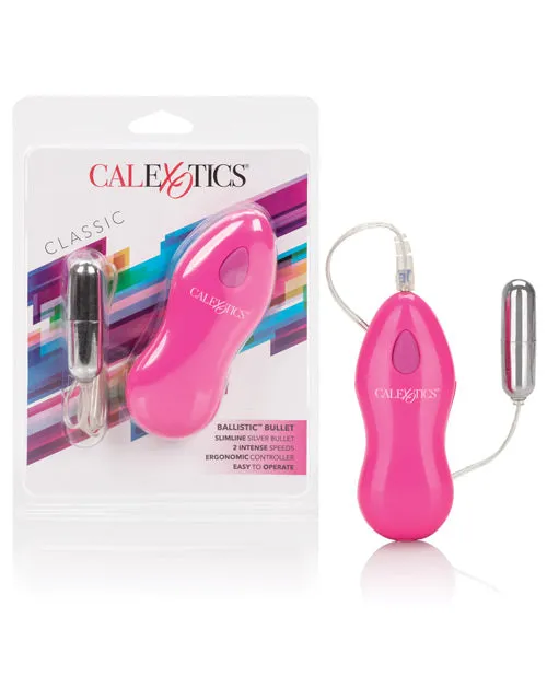 Bullets Female Sex Toys Ballistic Slimline Bullet with Wired Remote Control Pink Bullets Female Sex Toys Ballistic Slimline Bullet with Wired Remote Control Pink