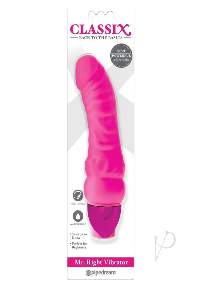 Classix Vibrators Classix Mr Right Vibrator Pink