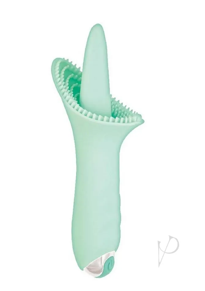 ClitTastic Luscious Clit Licker Rechargeable Silicone Clitoral Vibrator Aqua Nasstoys Female Sex Toys