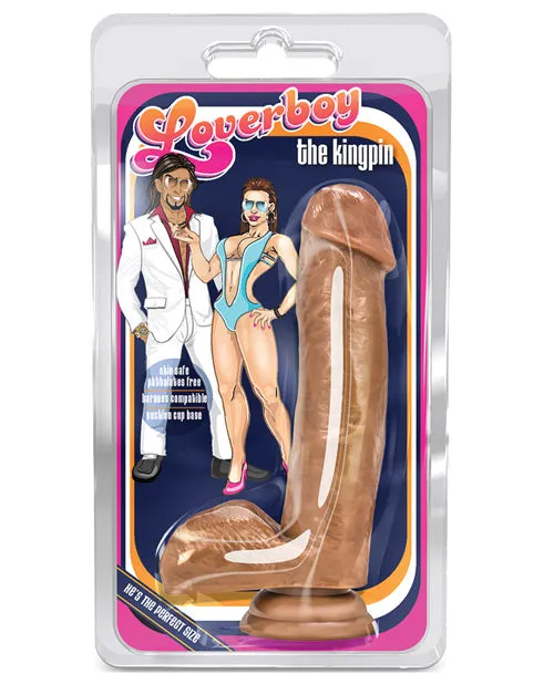 Coverboy Female Sex Toys Coverboy The Kingpin Dildo with Balls 7in Caramel Coverboy Female Sex Toys Coverboy The Kingpin Dildo with Balls 7in Caramel