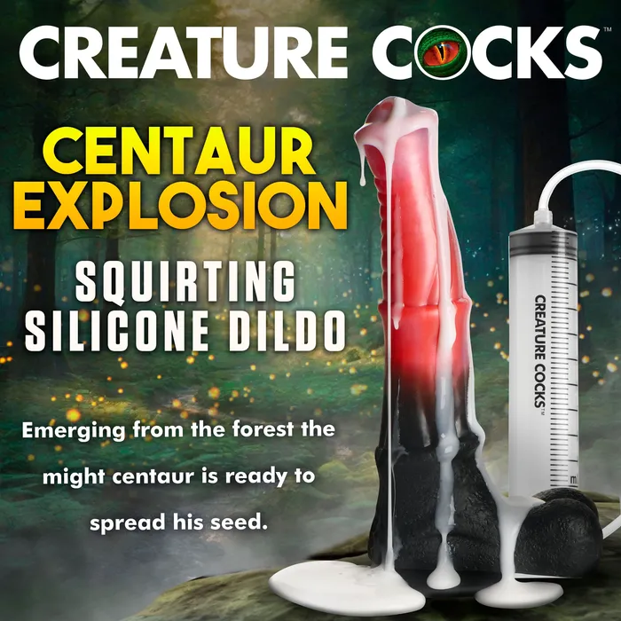 Creature Cocks Dildos Centaur Explosion Squirting Silicone Dildo