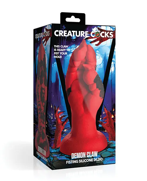Creature Cocks Dildos Creature Cocks Demon Claw Fisting Silicone Dildo RedBlack