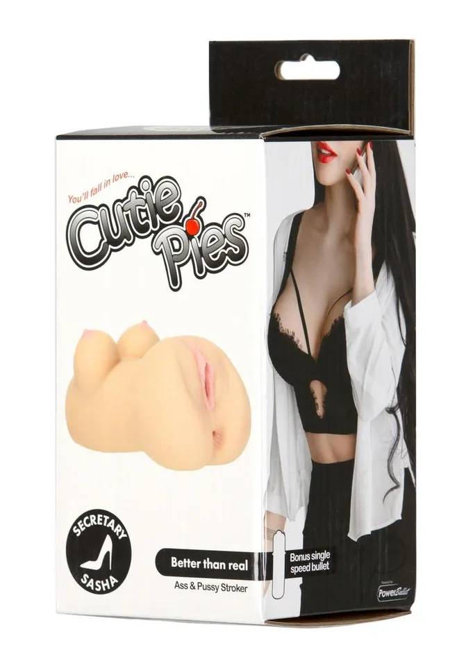 CutiePies Secretary Sasha Vagina Stroker with PowerBullet Vanilla Cutie Pies Male Sex Toys CutiePies Secretary Sasha Vagina Stroker with PowerBullet Vanilla Cutie Pies Male Sex Toys