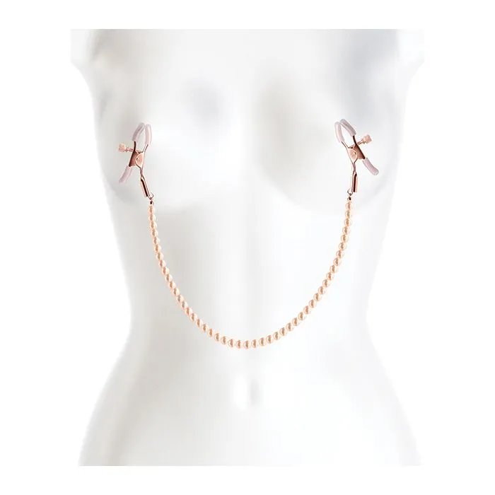 DC1 Nipple Clamps Rose Gold Bound Vibrators
