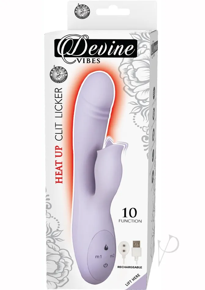 Devine Female Sex Toys Devine Vibes Heatup Clit Licker Rechargeable Silicone Warming Rabbit Vibrator Lavender Devine Female Sex Toys Devine Vibes Heatup Clit Licker Rechargeable Silicone Warming Rabbit Vibrator Lavender