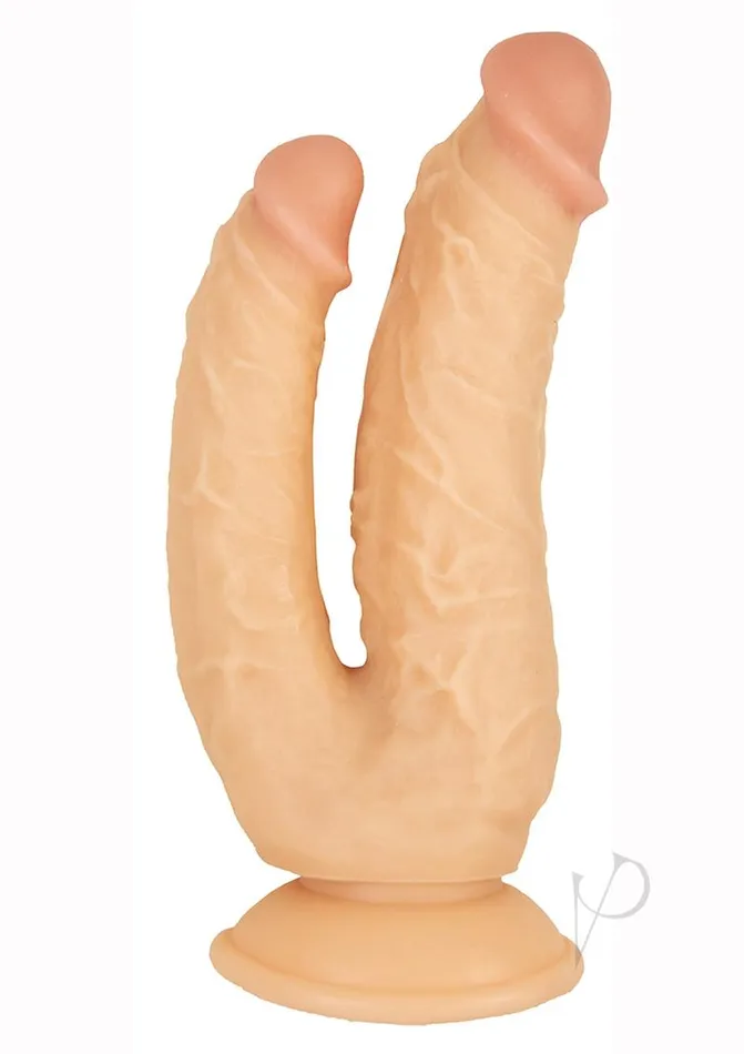 Dildos Commander Dongs Double Duty Bendable Dildo 6in Vanilla Commander