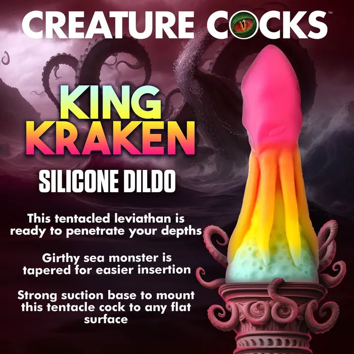 Dildos Creature Cocks King Kraken Silicone Dildo