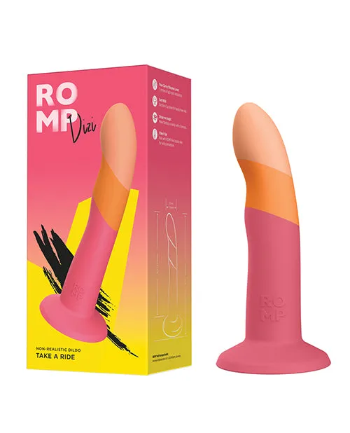 Dildos Romp Dizi Silicone Dildo PinkOrange Romp