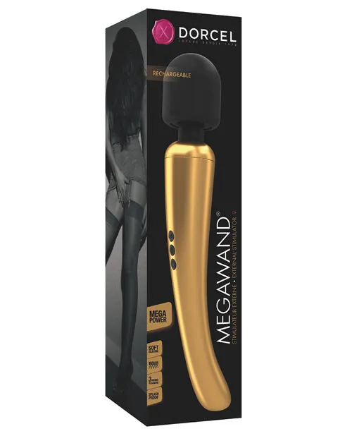 Dorcel Dorcel Megawand Rechargeable Wand Gold Vibrators Dorcel Dorcel Megawand Rechargeable Wand Gold Vibrators