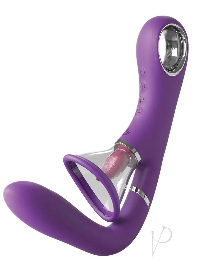 Fantasy For Her Ultimate Pleasure Pro Rechargeable Silicone Vibrator PurpleClear Fantasy For Her Vibrators