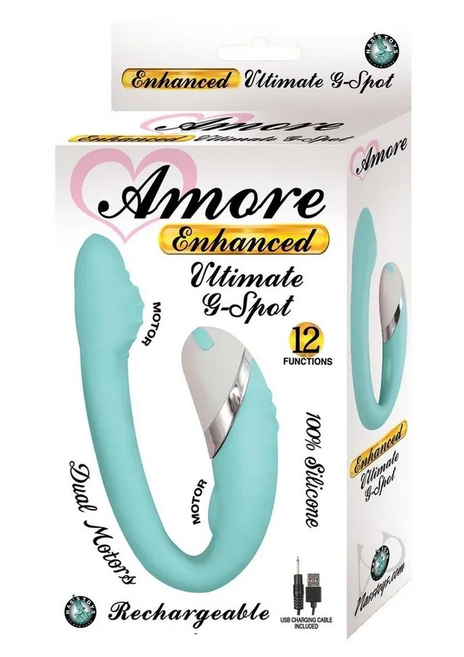 Female Sex Toys Amore Amore Enhanced Ultimate Rechargeable Silicone GSpot Vibrator Aqua Female Sex Toys Amore Amore Enhanced Ultimate Rechargeable Silicone GSpot Vibrator Aqua