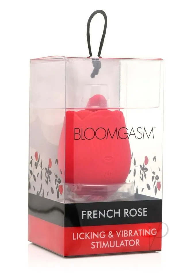 Female Sex Toys Bloomgasm Inmi Bloomgasm French Rose Silicone Rechargeable Licking and Vibrating Clitoral Stimulator Red Female Sex Toys Bloomgasm Inmi Bloomgasm French Rose Silicone Rechargeable Licking and Vibrating Clitoral Stimulator Red