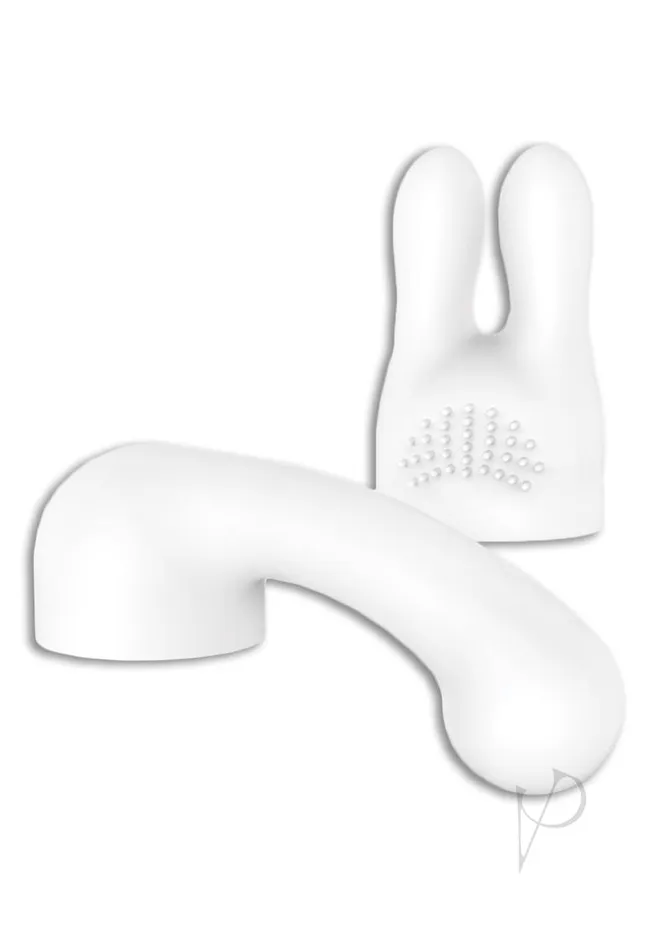 Female Sex Toys Bodywand Bodywand Curve Silicone GSpot and Clitoral Attachment Set White Female Sex Toys Bodywand Bodywand Curve Silicone GSpot and Clitoral Attachment Set White