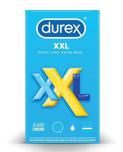 Female Sex Toys Durex Durex XXL Condom Pack of 12