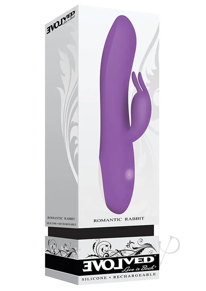 Female Sex Toys Evolved Romantic Rabbit Rechargeable Silicone Vibrator with Dual Motors Purple Female Sex Toys Evolved Romantic Rabbit Rechargeable Silicone Vibrator with Dual Motors Purple