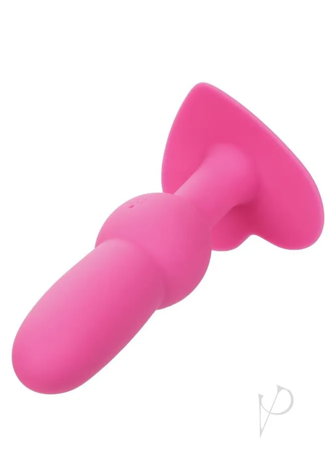 Female Sex Toys First Time Vibrating Beaded Silicone Rechargeable Probe Pink First Time