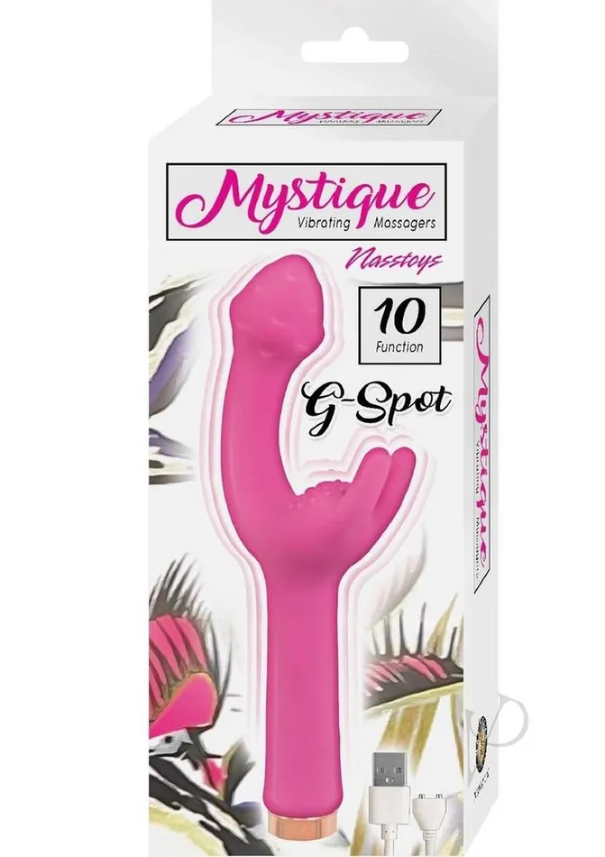 Female Sex Toys Mystique Mystique Vibrating Massagers Rechargeable Silicone GSpot Vibrator Pink Female Sex Toys Mystique Mystique Vibrating Massagers Rechargeable Silicone GSpot Vibrator Pink