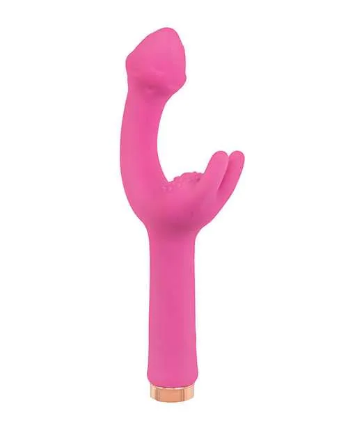 Female Sex Toys Mystique Mystique Vibrating Massagers Rechargeable Silicone GSpot Vibrator Pink