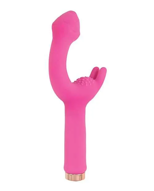 Female Sex Toys Mystique Mystique Vibrating Massagers Rechargeable Silicone GSpot Vibrator Pink