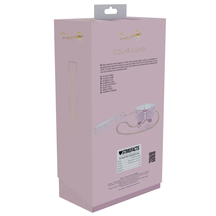Female Sex Toys Shots Toys OUCH Paris Collection Collar with Leash