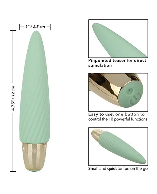 Female Sex Toys Slay Slay SatisfyMe Rechargeable Silicone Bullet Vibrator Green Female Sex Toys Slay Slay SatisfyMe Rechargeable Silicone Bullet Vibrator Green