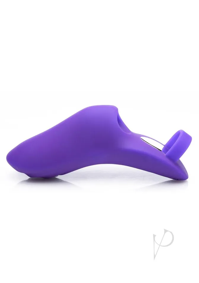 Frisky Female Sex Toys Frisky 7X Finger Bangher Pro Silicone Rechargeable Finger Vibrator Purple