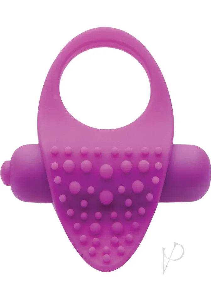 Frisky Vibrators Frisky Versa Tingler Finger Vibrator and Clit Stimulating Cock Ring Purple