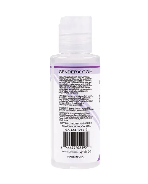 Gender X SiliWater Hybrid Lubricant 2oz Gender X Anal
