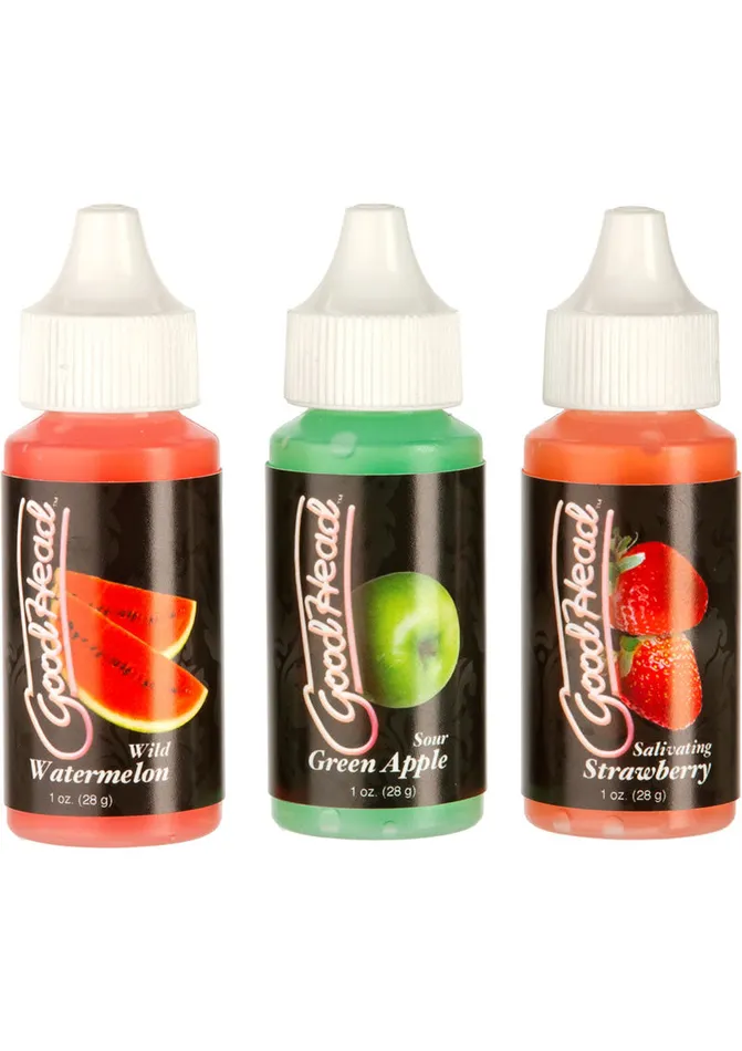 Good Head Enhancers GoodHead Tingle Drops 1oz Assorted 3 Pack Good Head Enhancers GoodHead Tingle Drops 1oz Assorted 3 Pack