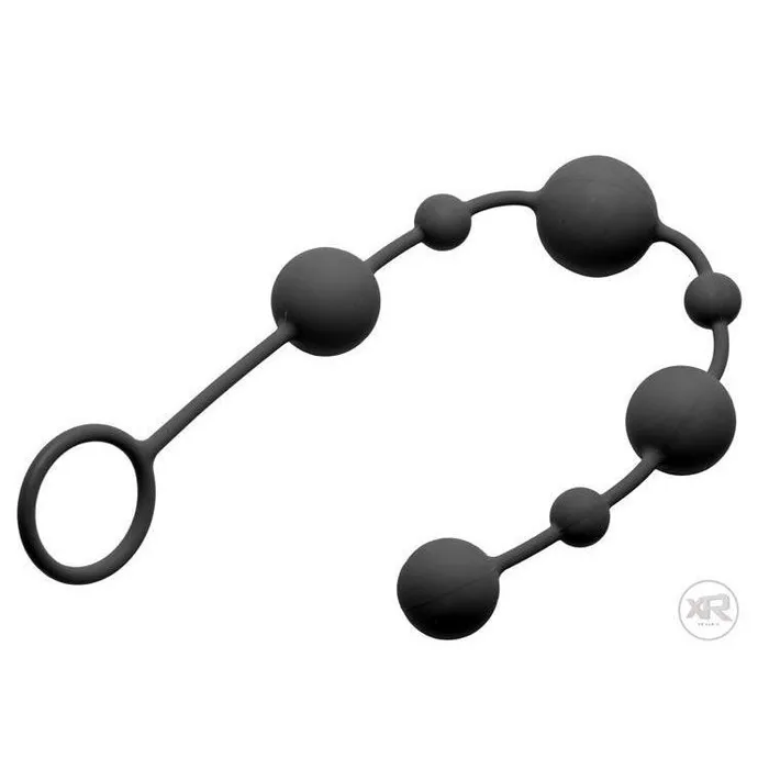 GreyGasms Male Sex Toys Linger Graduating Silicone Anal Beads