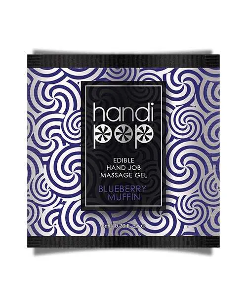 Handipop Handipop Hand Job Massage Gel Single Use Packet 6 ml Blueberry Muffin Enhancers Handipop Handipop Hand Job Massage Gel Single Use Packet 6 ml Blueberry Muffin Enhancers