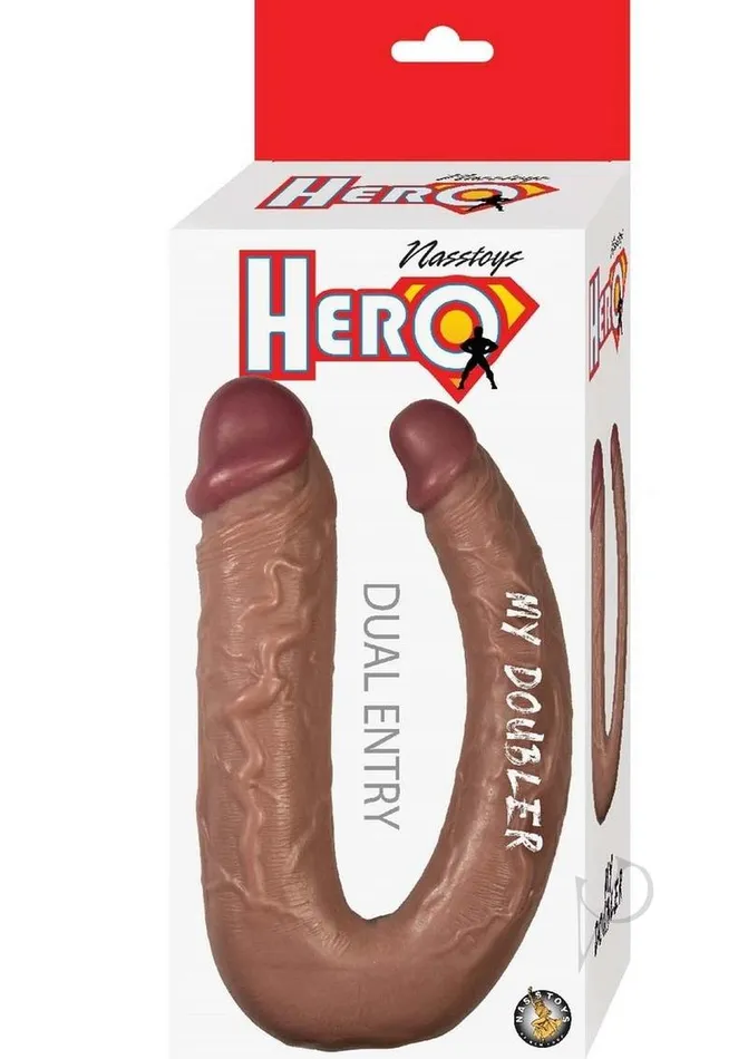 Hero Dildos Hero My Doubler Dual Dong Chocolate