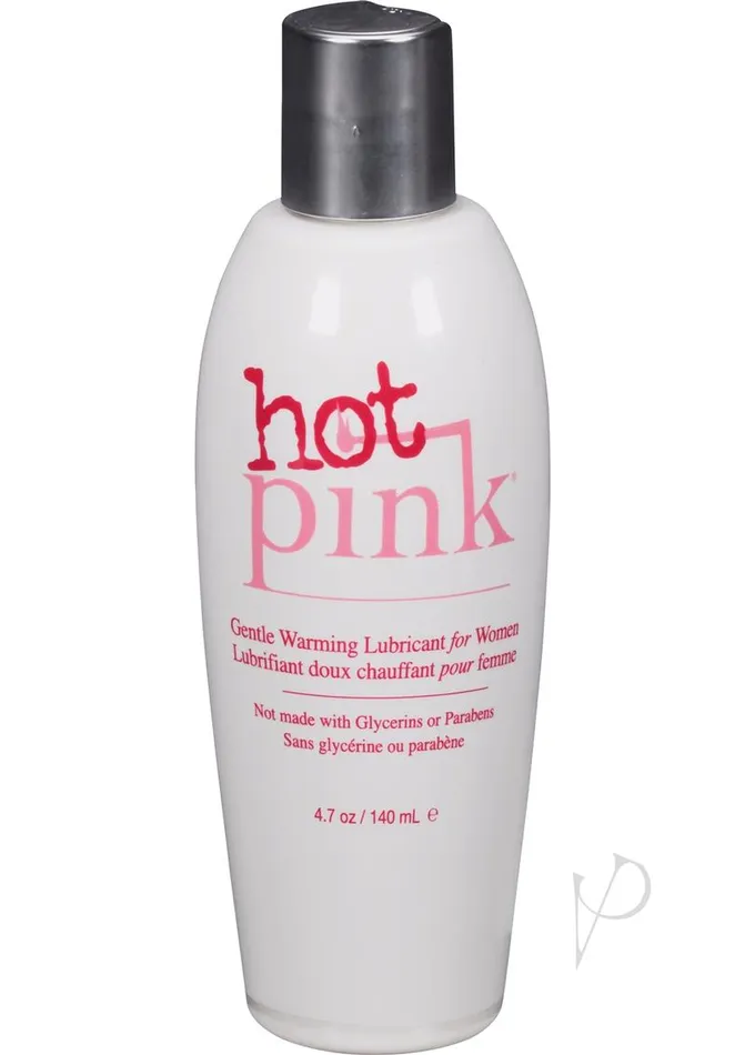 Hot Pink Water Based Warming Lubricant 47oz Pink Vibrators