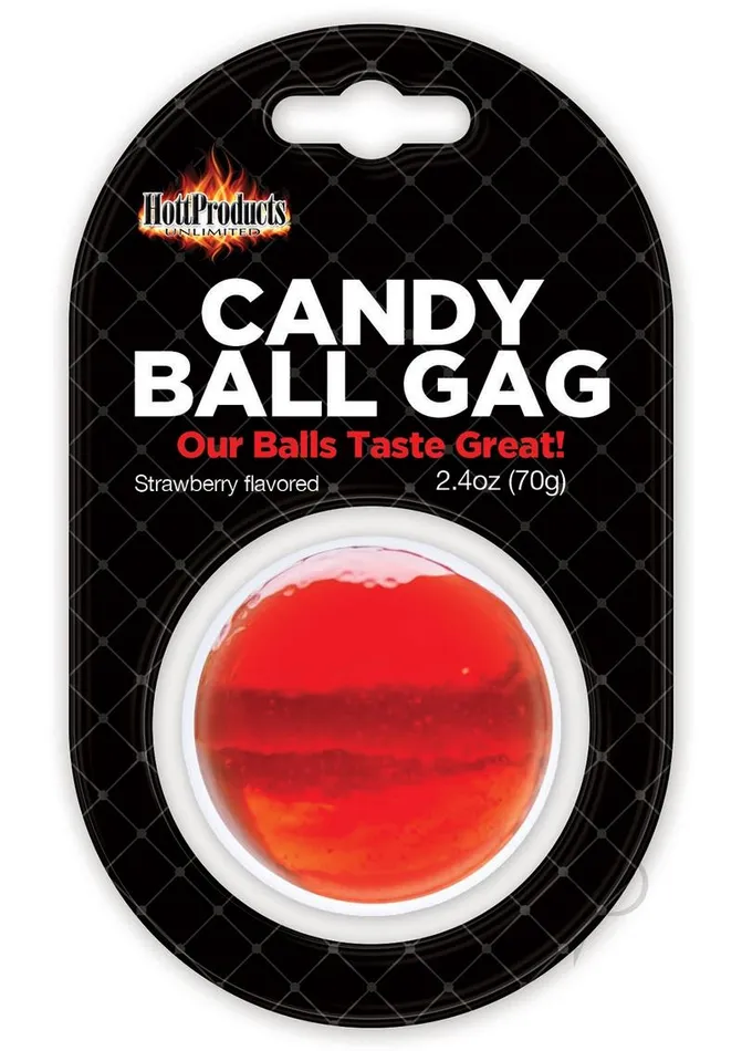 Hott Products Male Sex Toys Candy Ball Gag Strawberry