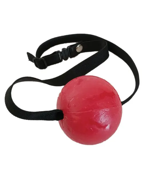 Hott Products Male Sex Toys Candy Ball Gag Strawberry