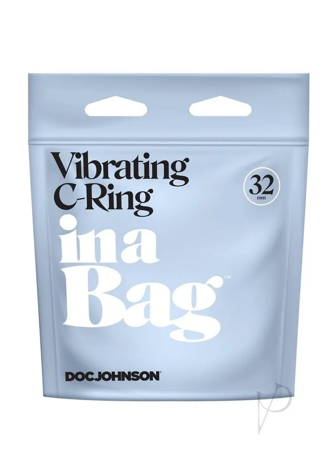 In A Bag In a Bag Silicone Vibrating CRing Black Anal