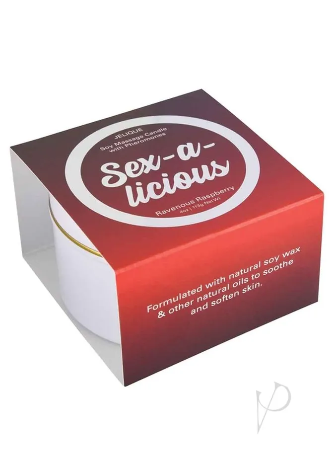 Jelique Couples Jelique Massage Candle Pheromone SexALicious Ravenous Raspberry 4oz Jelique Couples Jelique Massage Candle Pheromone SexALicious Ravenous Raspberry 4oz