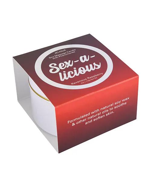 Jelique Couples Jelique Massage Candle Pheromone SexALicious Ravenous Raspberry 4oz Jelique Couples Jelique Massage Candle Pheromone SexALicious Ravenous Raspberry 4oz