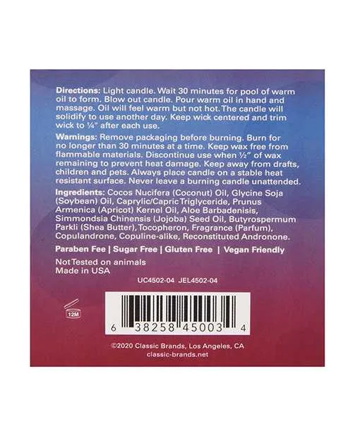Jelique Couples Jelique Massage Candle Pheromone SexALicious Ravenous Raspberry 4oz Jelique Couples Jelique Massage Candle Pheromone SexALicious Ravenous Raspberry 4oz