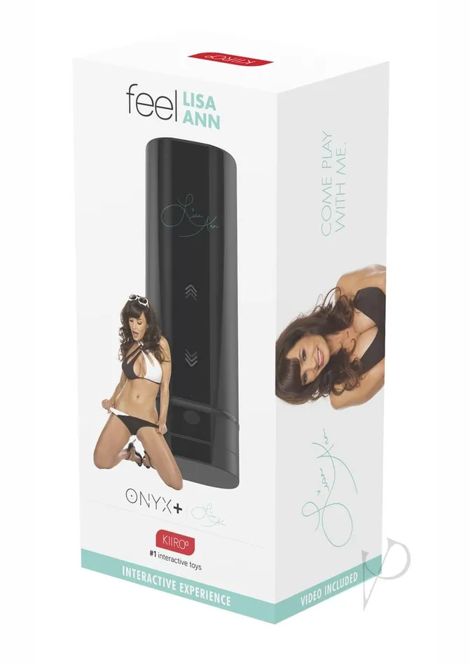 Kiiroo Kiiroo Onyx Lisa Ann Experience Masturbator Black Male Sex Toys