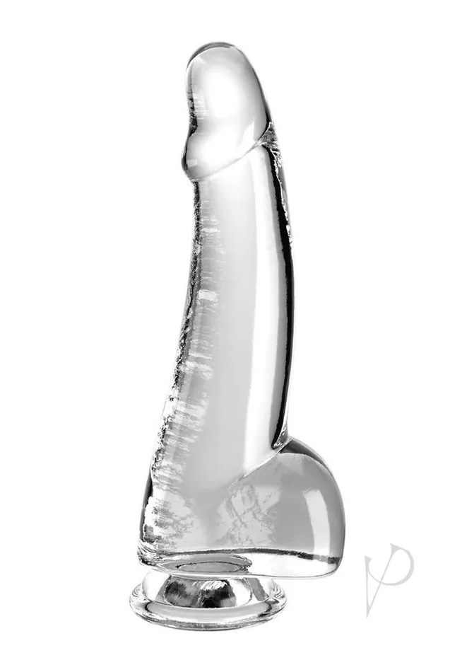 King Cock Dildos King Cock Clear Dildo with Balls 75in Clear