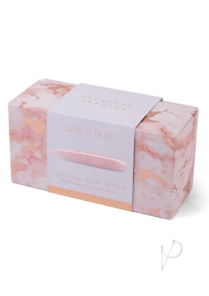 Le Wand Crystal Dildo with Silicone Ring Rose Quartz Le Wand Female Sex Toys Le Wand Crystal Dildo with Silicone Ring Rose Quartz Le Wand Female Sex Toys