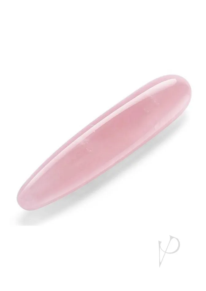 Le Wand Crystal Dildo with Silicone Ring Rose Quartz Le Wand Female Sex Toys Le Wand Crystal Dildo with Silicone Ring Rose Quartz Le Wand Female Sex Toys
