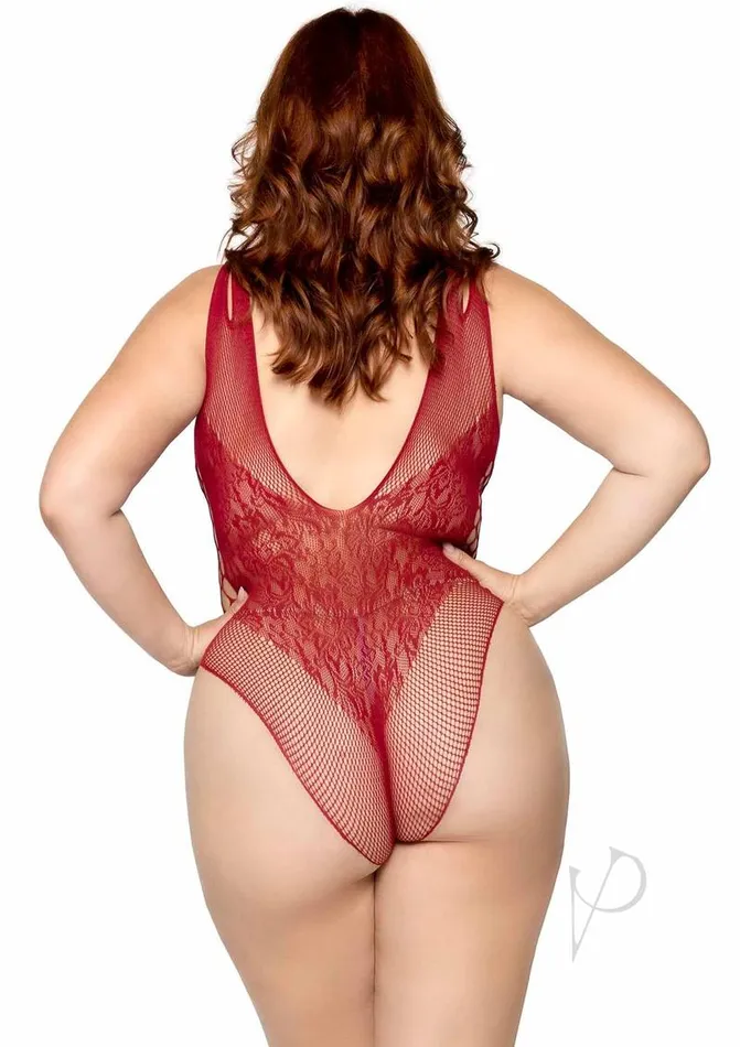 Leg Avenue Teddies And Bodies Leg Avenue Seamless Net Lace Bodysuit with Dual Shoulder Straps and Cheeky Cut Bottom 1X2X Burgundy Leg Avenue Teddies And Bodies Leg Avenue Seamless Net Lace Bodysuit with Dual Shoulder Straps and Cheeky Cut Bottom 1X2X Burgundy