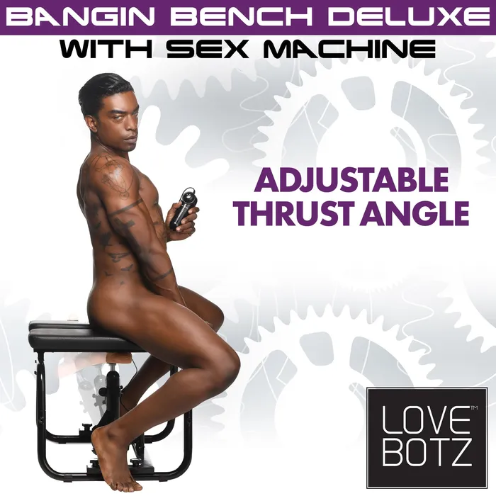 LoveBotz Female Sex Toys Deluxe Bangin Bench with Sex Machine