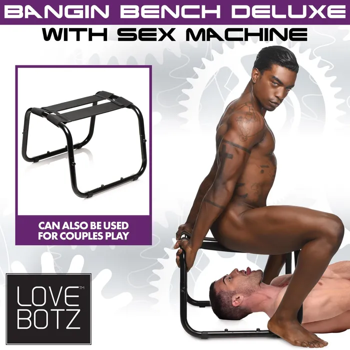 LoveBotz Female Sex Toys Deluxe Bangin Bench with Sex Machine