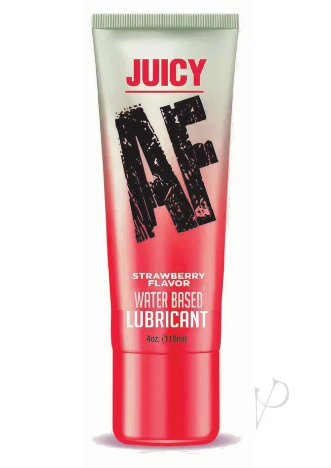 Lubricants Af Juicy AF Water Based Flavored Lubricant Strawberry 4oz